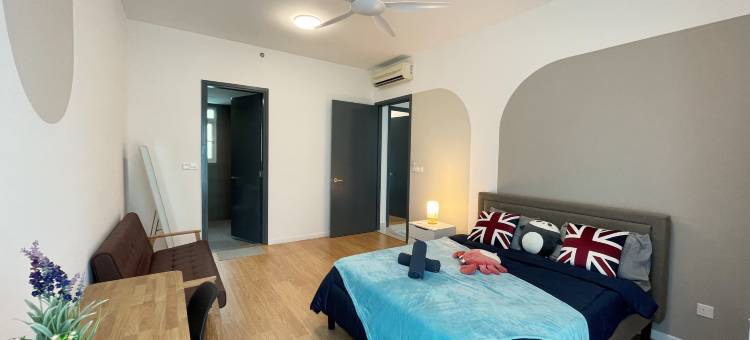 满家乐三卧室单位(Inspirasi Mont Kiara 3 Rooms Balcony Free Wifi & Carpark by the Homez)图片