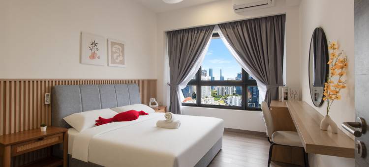 KLCC 雅居乐【中文服务⭐5分钟到武吉免登/帕威廉/TRX⭐花园泳池】(Agile Bukit Bintang BNB at KLCC【Located in TRX+5 mins to Bukit Bintang+Infinity pool】)图片