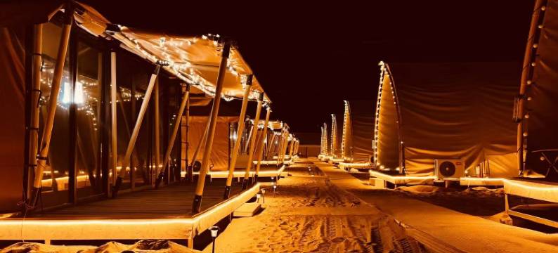 敦煌沙哩啷美拍星空银河沙漠帐篷民宿图片