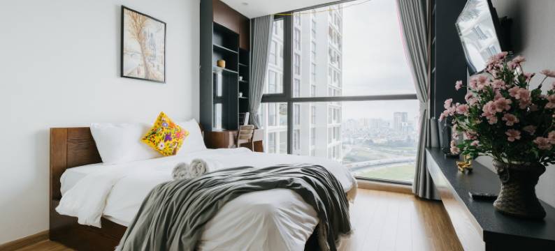 艾姆伯公寓 - 近Keangnam的Vinhomes Skylake美亭公寓(Ember Housing - Vinhomes Skylake Apartment My Dinh Near Keangnam)图片