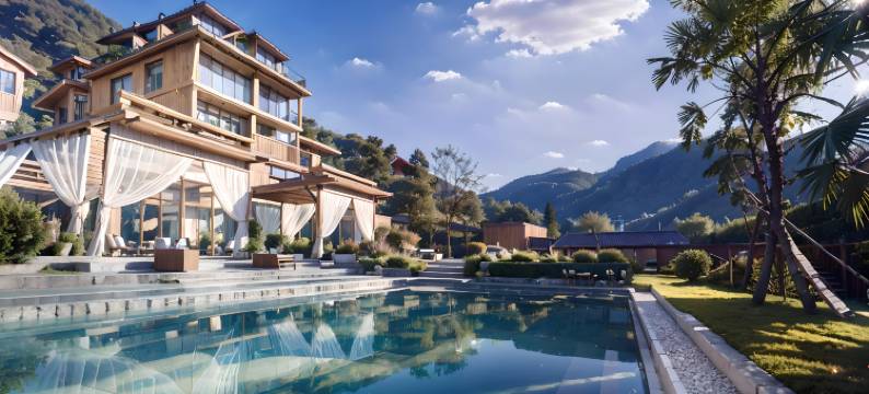 优巢|Sunshine秘境疗愈|雪山观景温泉酒店(海螺沟冰川森林公园店)图片