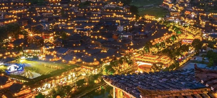 西江千户苗寨心栖观景民宿(东引观景台5号风雨桥店)图片
