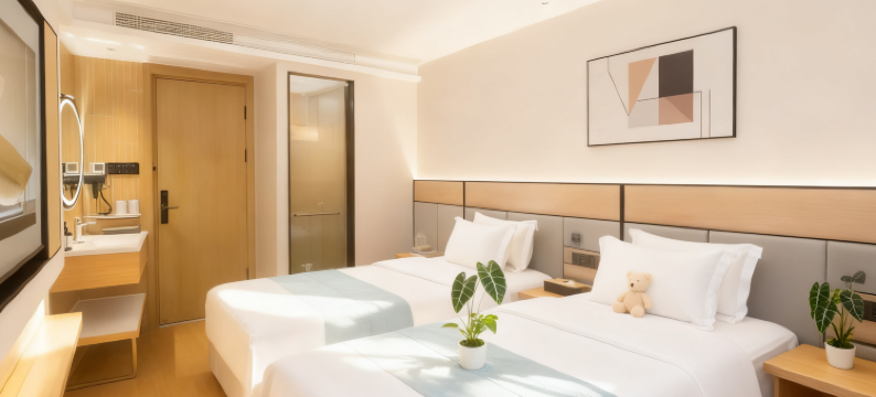 邀住·S智能酒店(武汉江汉路步行街同济医学院附属协和医院店)图片