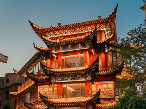 月圆楼·中式美古风设计师庭院轻奢美宿(陶阳里景区御窑厂店)