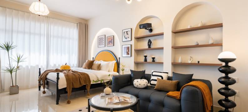 悦见美佳精品公寓(绿岛湖地铁站店)图片