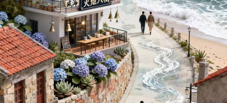 侑涧•轻居酒店(火炬八街国际海水浴场店)图片