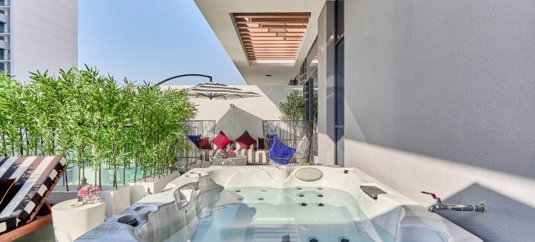 bnbme | 时尚公寓，配私人按摩浴缸 | 靠近环形商城(bnbme | Chic Apt w/ Pvt Jacuzzi | Near Circle Mall)图片