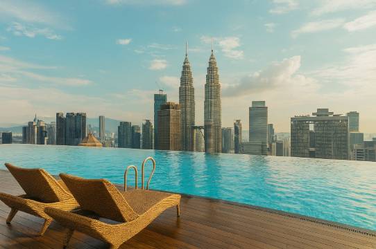 KLCC吉隆坡|PLATINUM2時尚公寓【顶层無邊泳池⭐近雙子塔/柏威年】(The Platinum 2 Kuala Lumpur by Heim ( Rooftop Infinity Pool + 10Mins Walk to KLCC ))
