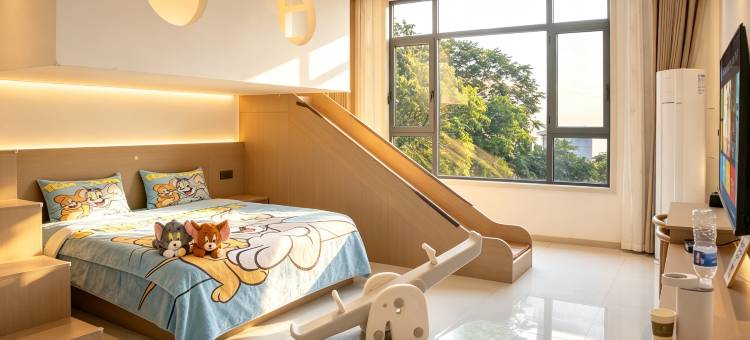 新文•名宿丨FamilySlideMtn180°亲子民宿(河南宝泉旅游度假区店)图片