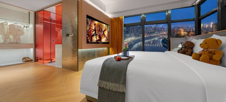 意澜海G·Sky江景酒店(观音桥店)图片