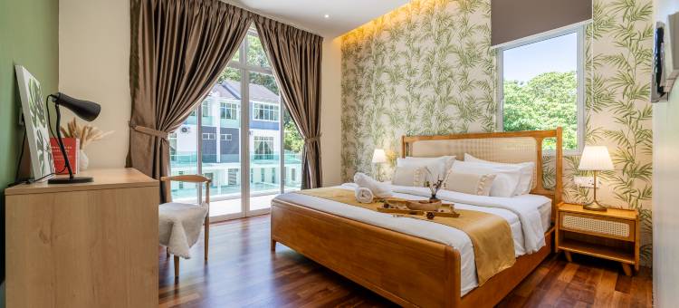 【La Ferringhi Villa】25 pax/Courtyard/Backyard/Bathtub/Pool Table/Mahjong/BBQ Grill/3 mins to beach图片