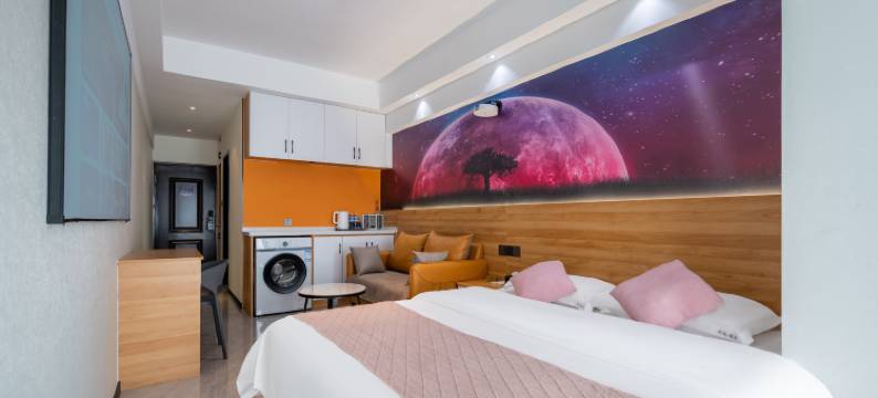 全橙·乐喜LOFT海景智能影院公寓(日照高铁站华润万象汇店)图片