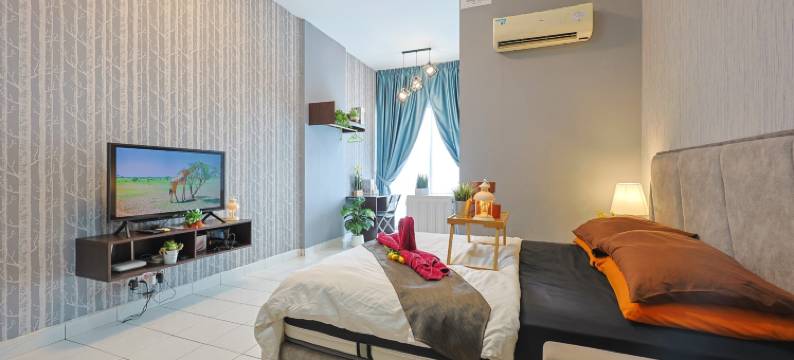 位于双威的1卧室公寓-35平方米|带1个独立浴室(5Mins to Sunway Pyramid #Subang SS15 Cozy Studio Menara Rajawali)图片