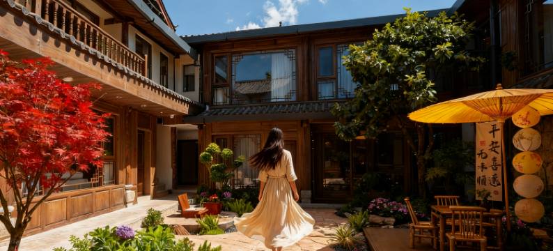 浅棠·如故Aesthetic Solitude诧寂美学民宿(丽江古城大水车店)图片