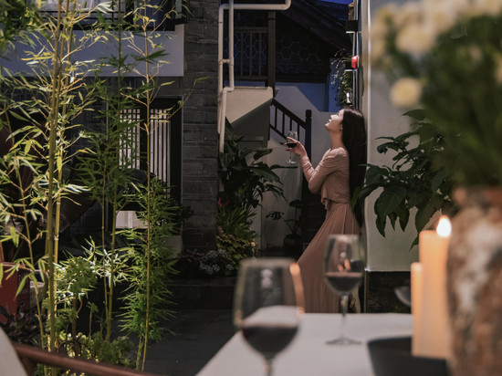 叁与三山·原舍courtyard景观设计师侘寂美学空间(古城四方街店)