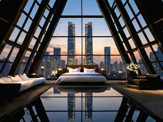 南昌•宜尚ECHARM•Designs•180°丨云端观景酒店(南昌西站地铁站店)