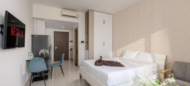 胡志明市第4郡Rivergate大厦公寓(无边际，普尔省)(Apartment Rivergate Building, Saigon Dictrict 4, Infinity, Pool)图片