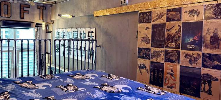 星空穿梭·复古美学·LOFT酒店公寓(成都红星桥地铁站店)图片