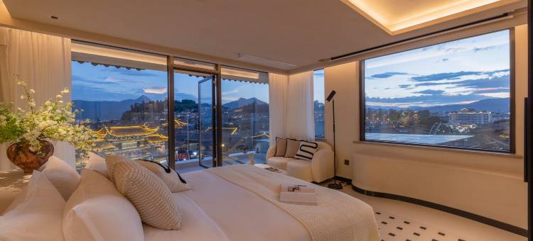 Echo良栖山舍·晚风惬观雪山古城全景度假酒店(丽江古城大水车店)图片