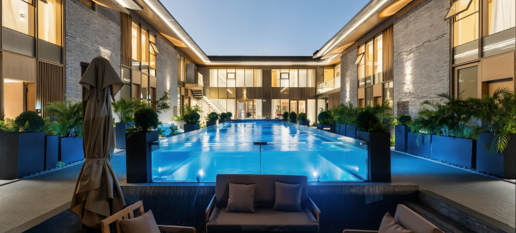 一宅新中式合院·智能客控丨设计师美学轻奢酒店(雅安高铁站店)图片