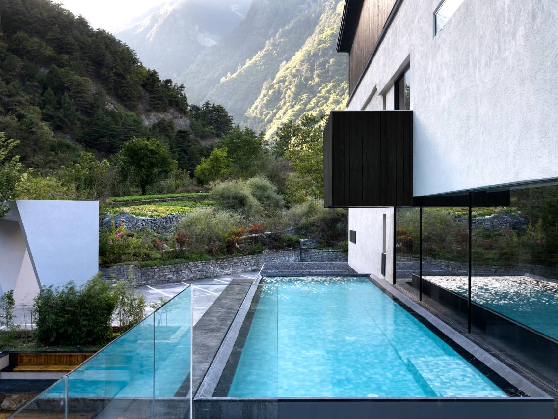 毕棚沟•暮山图片