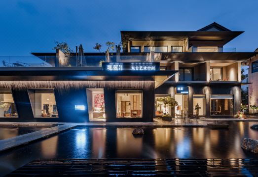 观蓝舒苑?Mountain·view·Vacation·设计师美墅（三姑度假区店）外景图