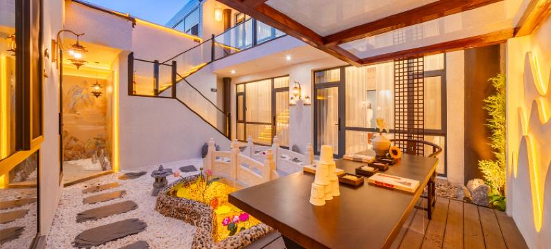 云山青HolidayVilla•宋氏美学|兰庭居私汤观景民宿(忻州古城店)图片