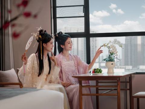 陌上轻雅|凌空LOFT·中式美学·全套房设计酒店(新亚洲体育城店)图片