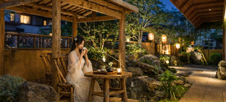 溪畔听雨丨一方茶境SereniTea・禅意庭院美墅(武夷山三姑度假区店)图片