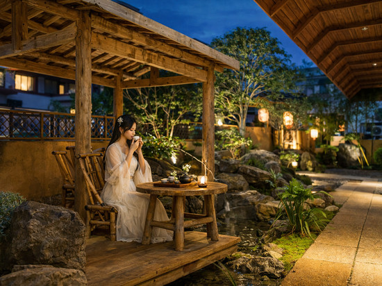溪畔听雨丨一方茶境SereniTea・禅意庭院美墅(武夷山三姑度假区店)