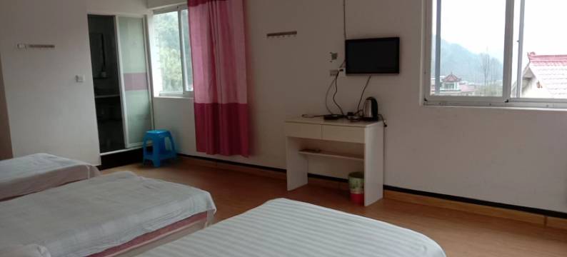 宁国黑洞瀑布群驴友农家乐图片