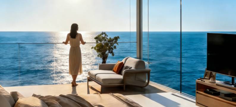 湄洲岛・清霁漫海・海边日出氛围感全海景露台民宿(莲池澳沙滩店)图片