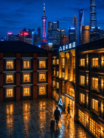 上海外滩南京东路亚朵酒店图片
