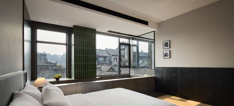 乐山L私汤江景酒店·City Vacation(乐山张公桥东大街美食街店)图片