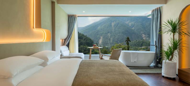 宿境.山里见私汤.温泉民宿(海螺沟冰川森林公园店)图片