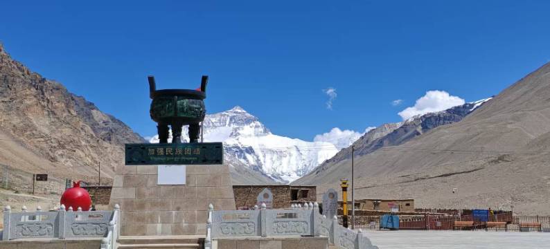 珠峰大本营帐篷营地图片