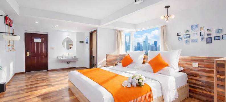 GY stay摩天1号艺术影音观景酒店(花果园购物中心白宫双子塔店)图片