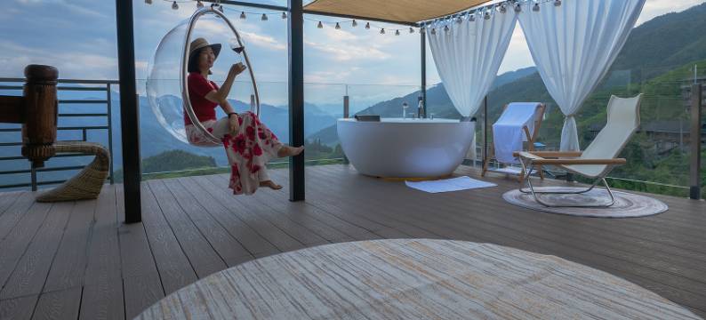 龙脊梯田一兮意宿图片