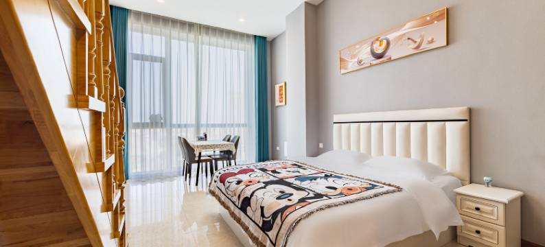 Mint Flat|途远海景LOFT度假公寓(威海站华发九龙湾店)图片