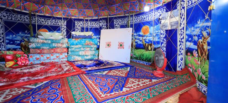 赛里木湖蓝天民宿图片