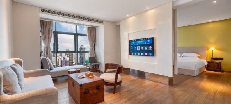 夕栖·DAVID’S DEER HOTEL(龙湖时代天街石油路地铁站店)图片