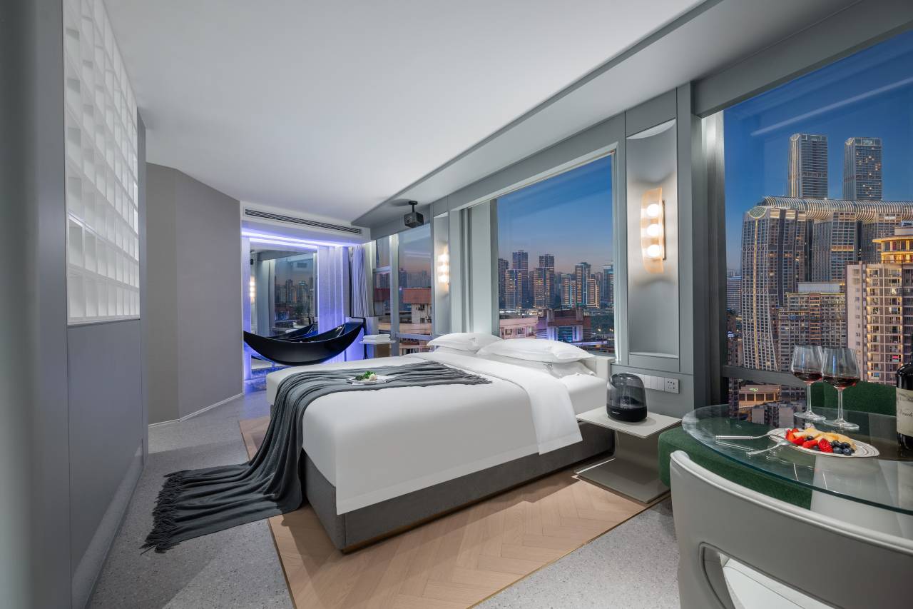 Aspera星萃│ASPERA&ASTRAHOTEL高空花园全景酒店(解放碑洪崖洞店)图片