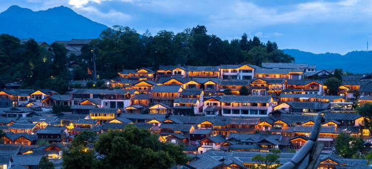 Nell和风庭· 一川风月丨观雪山古城全景酒店(丽江古城大水车店)图片
