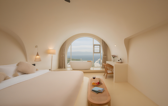 上荨罗迦·Santorini月亮湾希腊亲子海景私汤民宿(抚仙湖风景区)图片