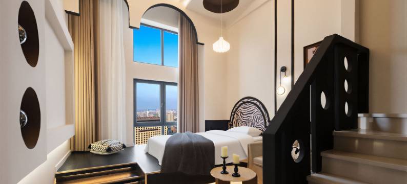 町说•THEMOMENAPARTMENT拾光美学设计师LOFT公寓(南通职业大学店)图片