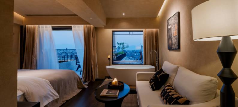 椿一Treene丨全景·设计师中古风度假庭院(丽江古城店)图片