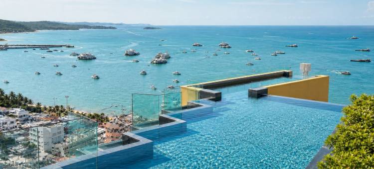 WCC芭提雅The Edge海景公寓｜市中心高空泳池｜近海滩商场(WCC Sea View Stay at The Edge Central Pattaya)图片