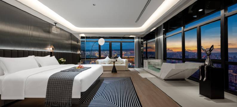 Sky·云际51高空江景度假酒店(重庆奥体中心龙湖时代天街店)图片