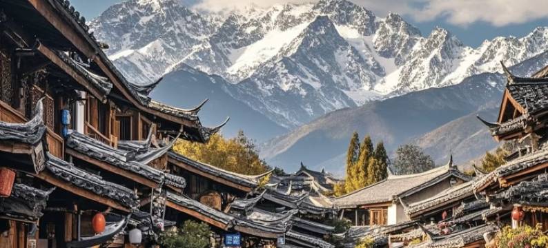 花自在•雪山逸享•空中花园360°高空度假别院(丽江古城四方街店)图片