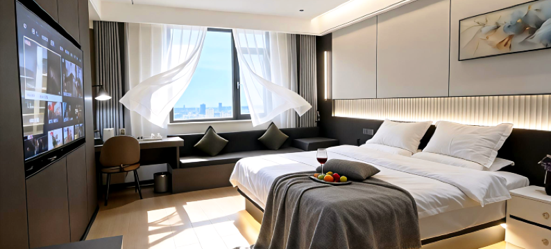 昕迪·智选丨SEADESIGNER·VIEW 零压智能轻奢酒店(河口北站店)图片